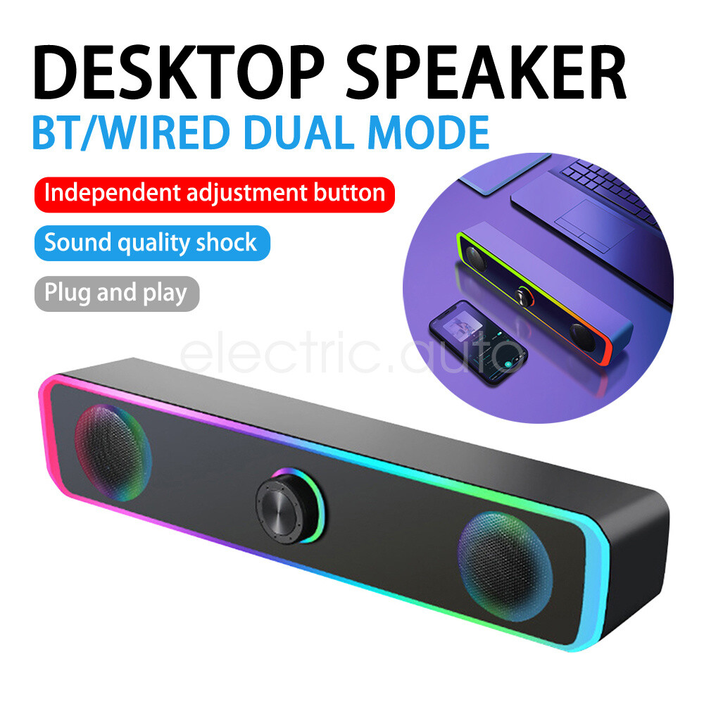 US Bluetooth 5.0 Home TV Sound Bar Speaker System Wireless Subwoofer 3D Surround