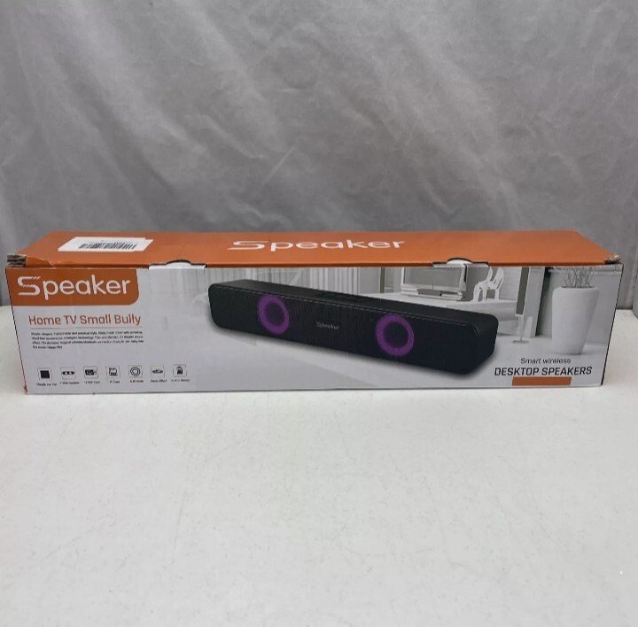 Bluetooth Speaker Portable Home TV Small Bully Speaker Sound Bar NEW OPEN BOX 51 - 7