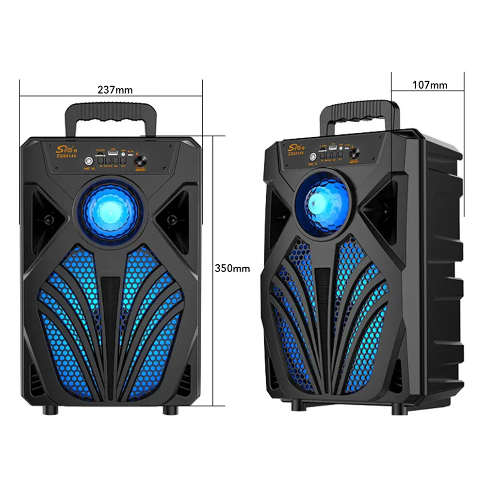 2000W Portable Bluetooth Speaker Sub woofer Heavy Bass Sound Party System w/ Mic - 14