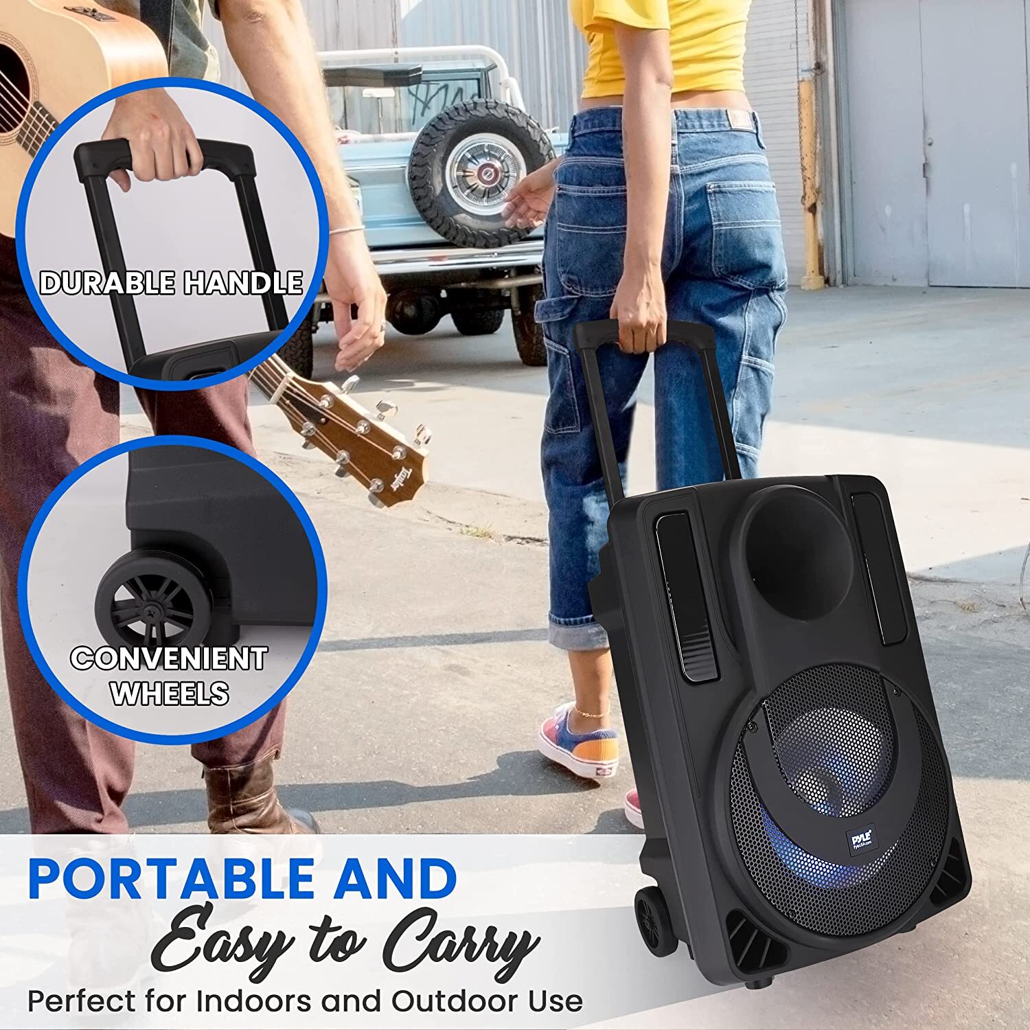 PylePro PHPWA12TB 12 Inch Portable Speaker - 5