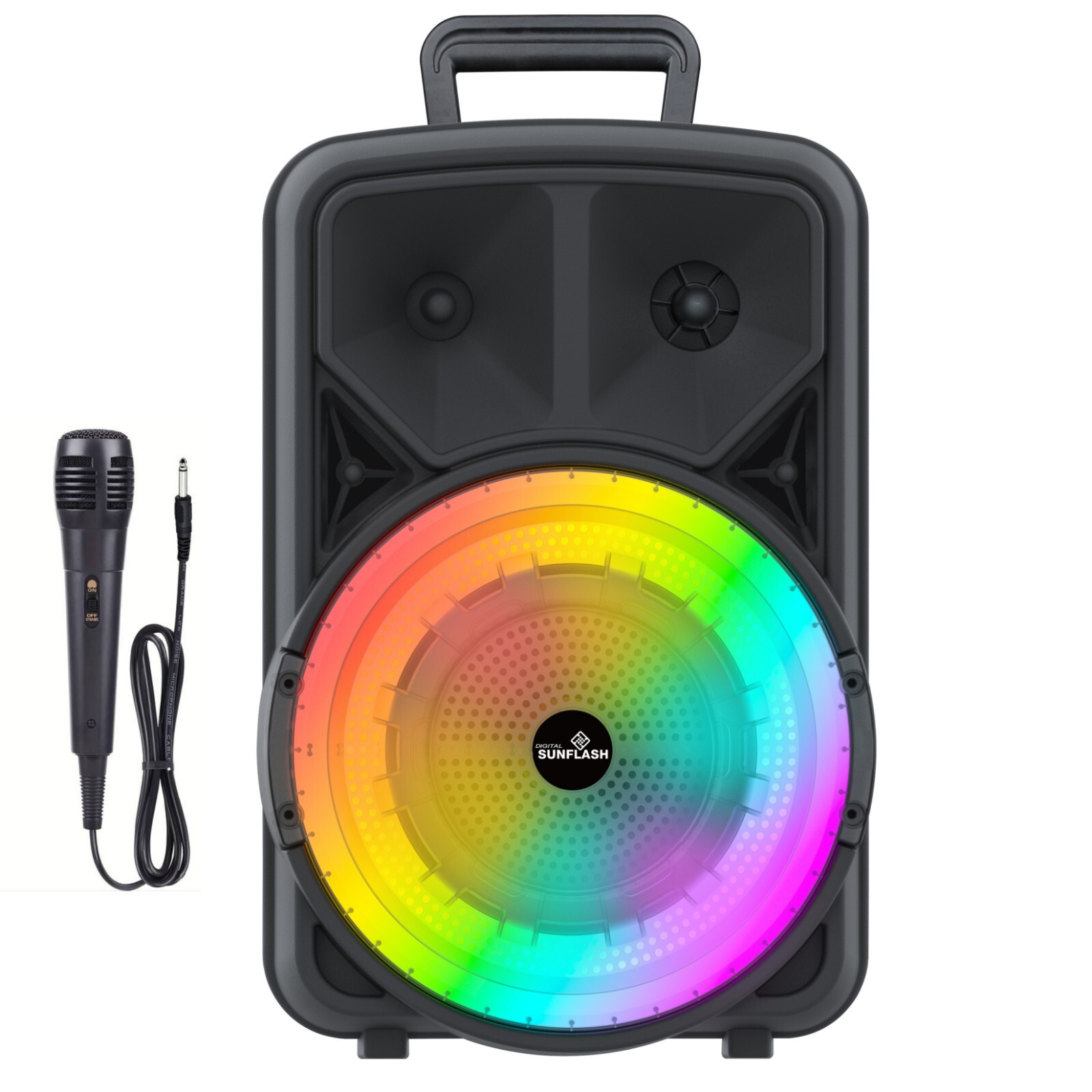 Portable Bluetooth 8" Speaker With TWS, FM Radio And Vol-Mic Controls SF-129 - 1