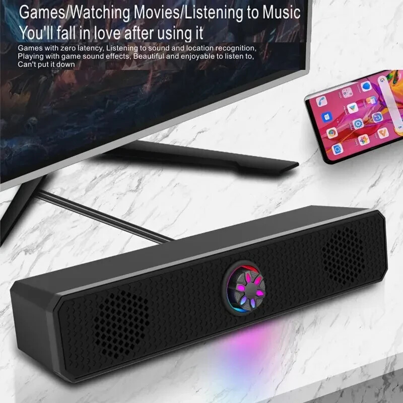 Sound BAR, Home Cinema Bluetooth, Speaker, Bluetooth, Computer, TV* - 5