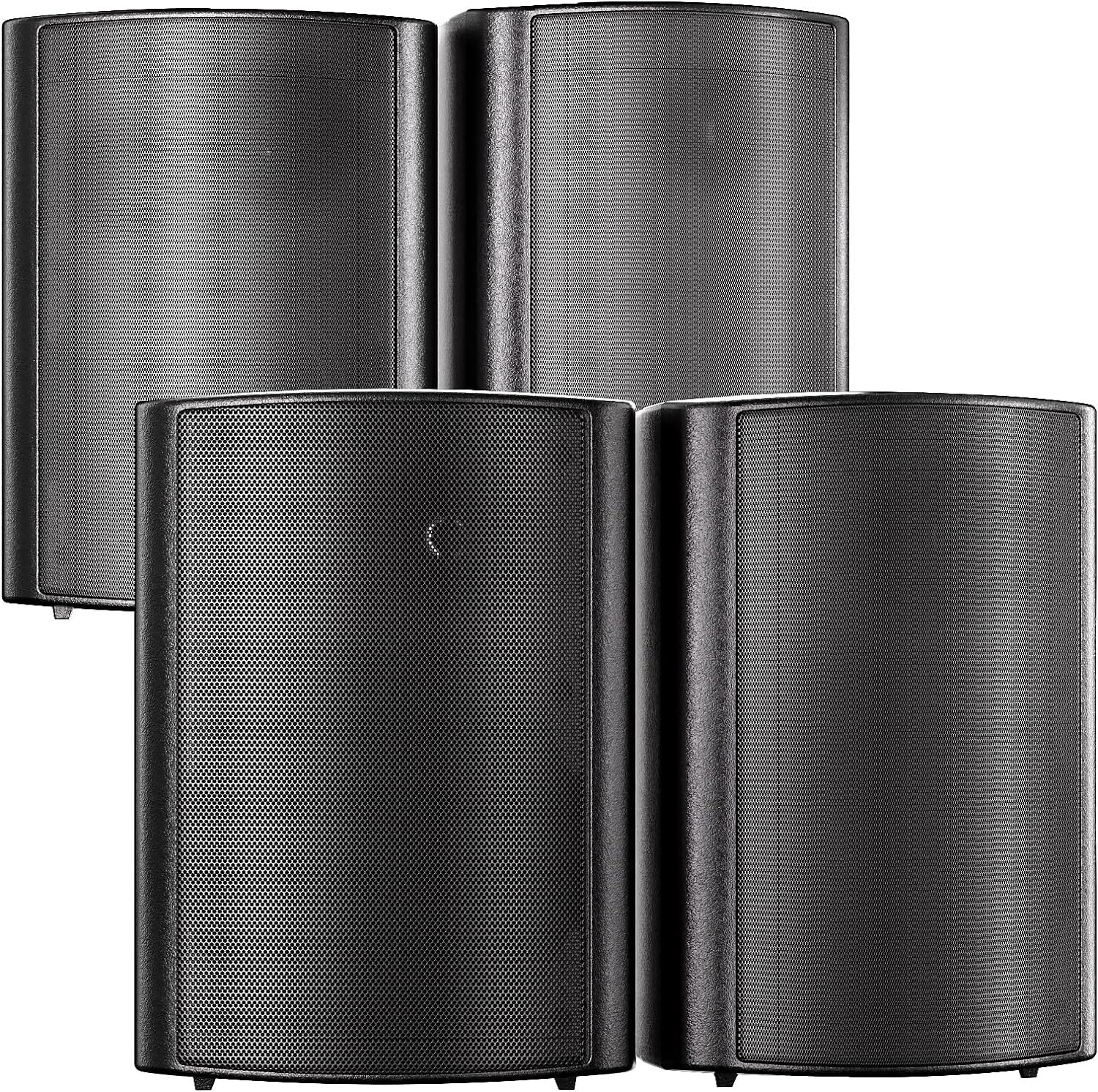 4*STUDIOFINIX 800W 6.5" Bluetooth Outdoor Speakers Waterproof USB Wall Amplifier - 21