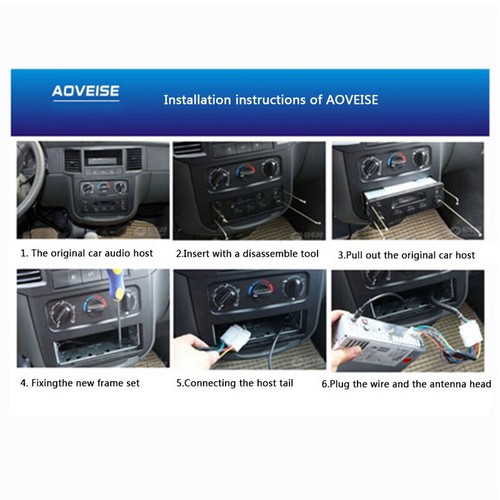 1Din Car Stereo Audio Radio MP3 Player FM USB TF-card AUX Bluetooth Dual Speaker - 2
