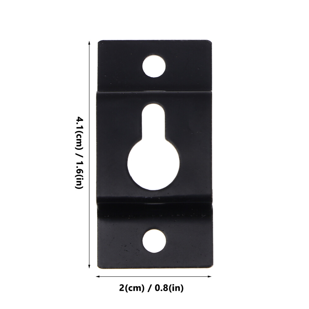 20pcs Keyhole Frame Hangers Speaker Wall Mount Bracket Audio Speaker Mount - 5
