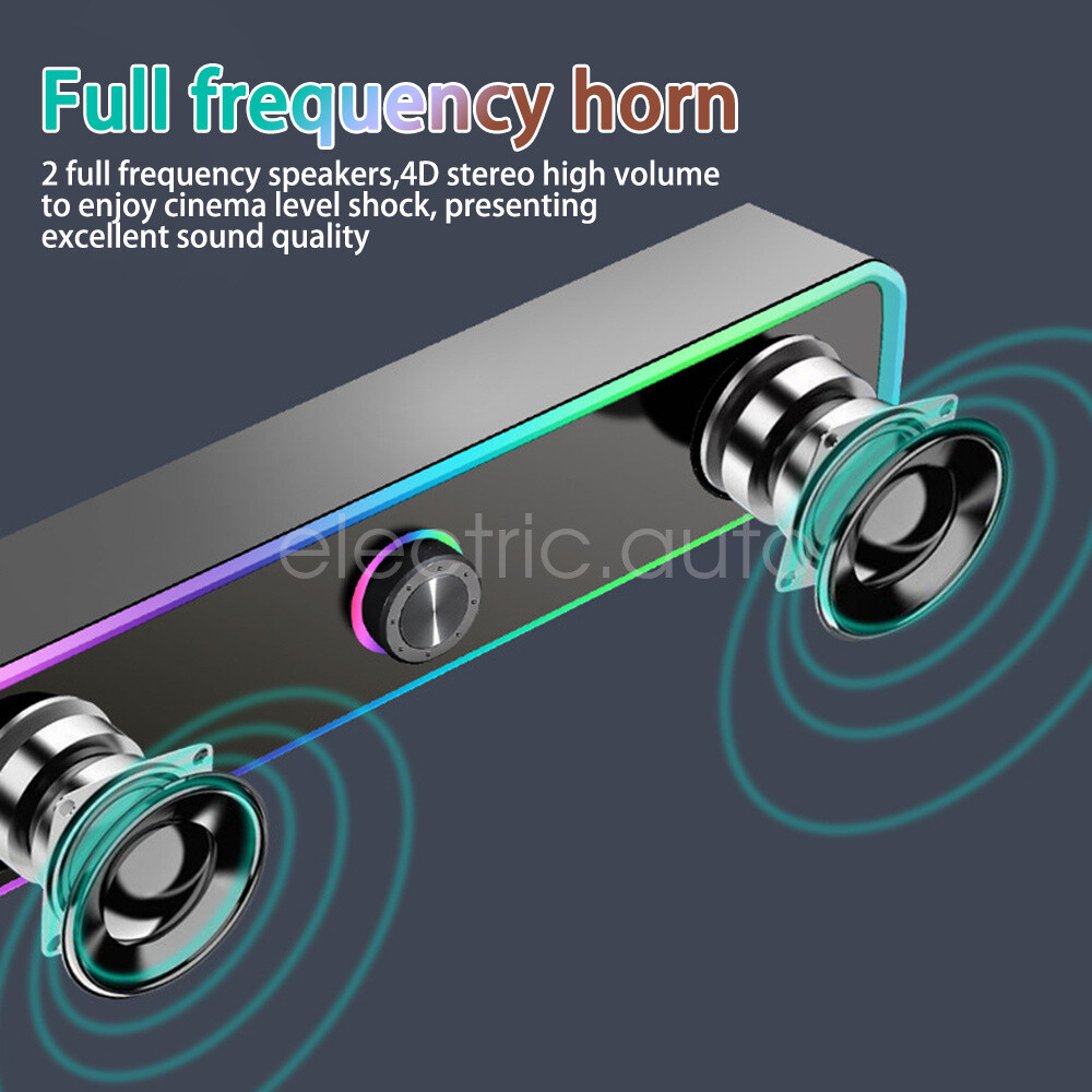 US Bluetooth 5.0 Home TV Sound Bar Speaker System Wireless Subwoofer 3D Surround - 4