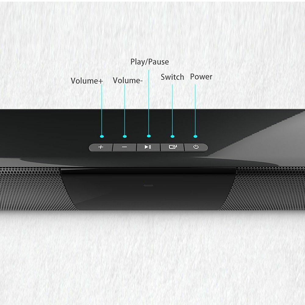 20w Sound Bar Tv Wired Wireless Bluetooth Speaker Home Surround For Tv Pc Home - 7
