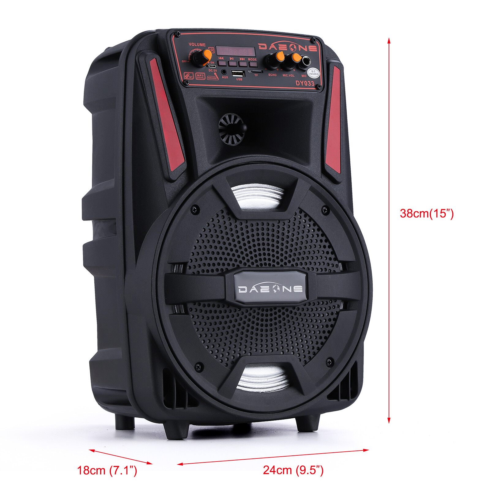 1000W Portable Wireless Bluetooth Speaker Super Bass Stereo Radio FM TF AUX USB - 9
