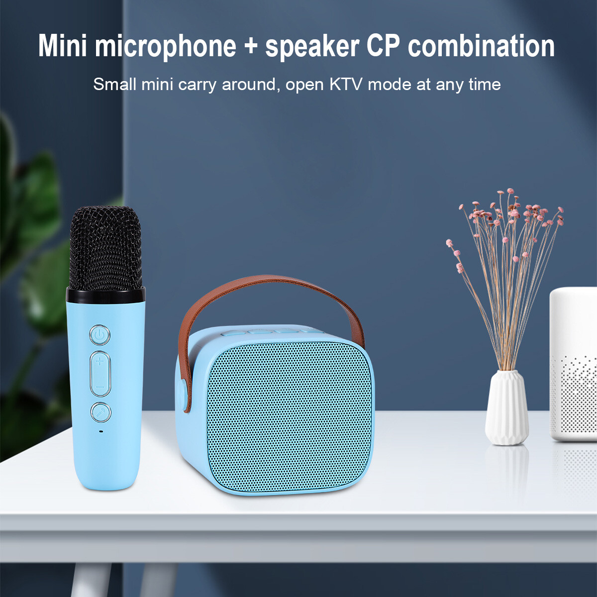 Mini Karaoke Machine With Wireless Microphone Portable Bluetooth Speaker For Kid - 10