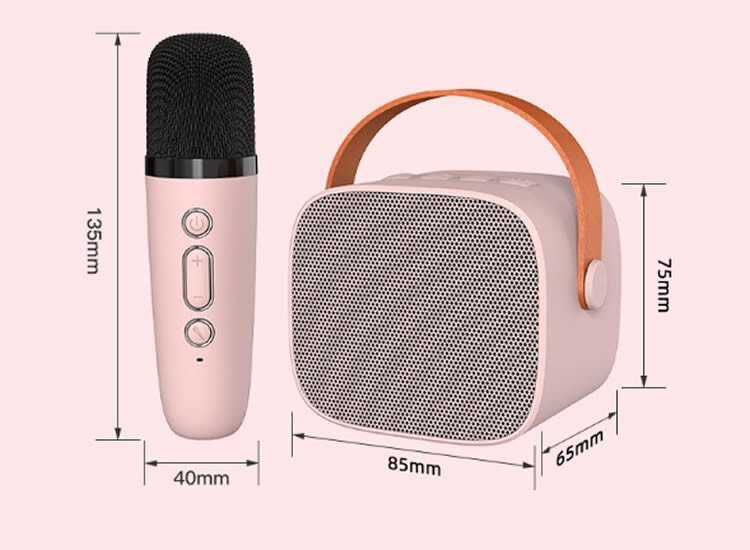 P2 Portable Bluetooth Speaker Integrated microphone split sound family KTV MIC - 11