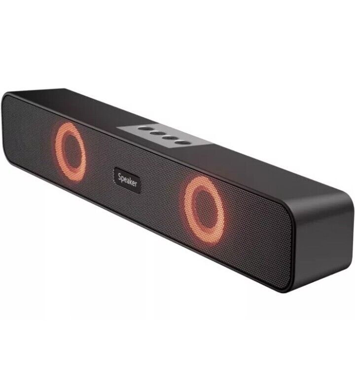 Bluetooth Speaker Portable Home TV Small Bully Speaker Sound Bar NEW OPEN BOX 51