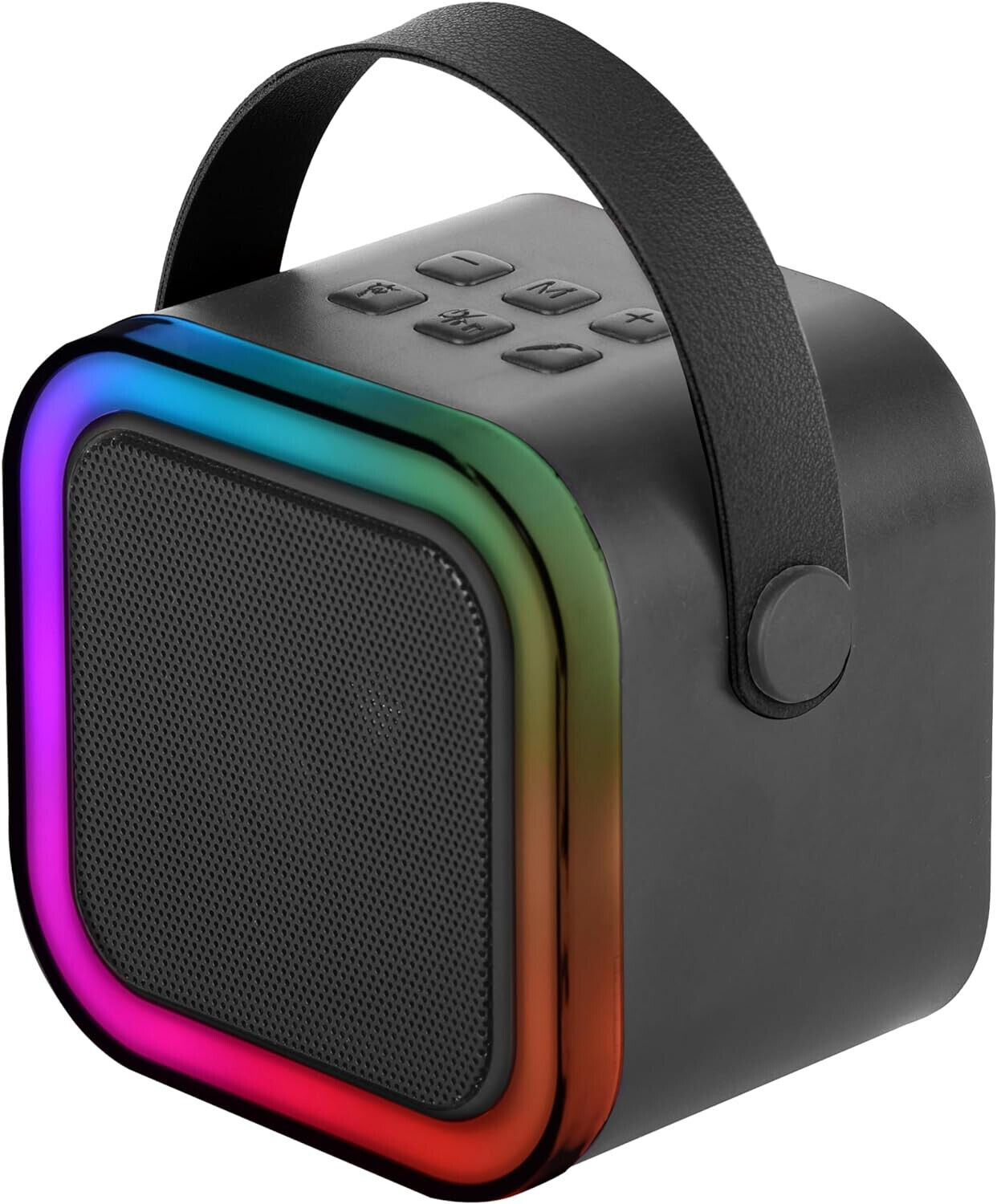 IQ Sound Mini Karaoke Bluetooth Speaker Wireless Microphone, RGB Lights NEW SEAL - 4