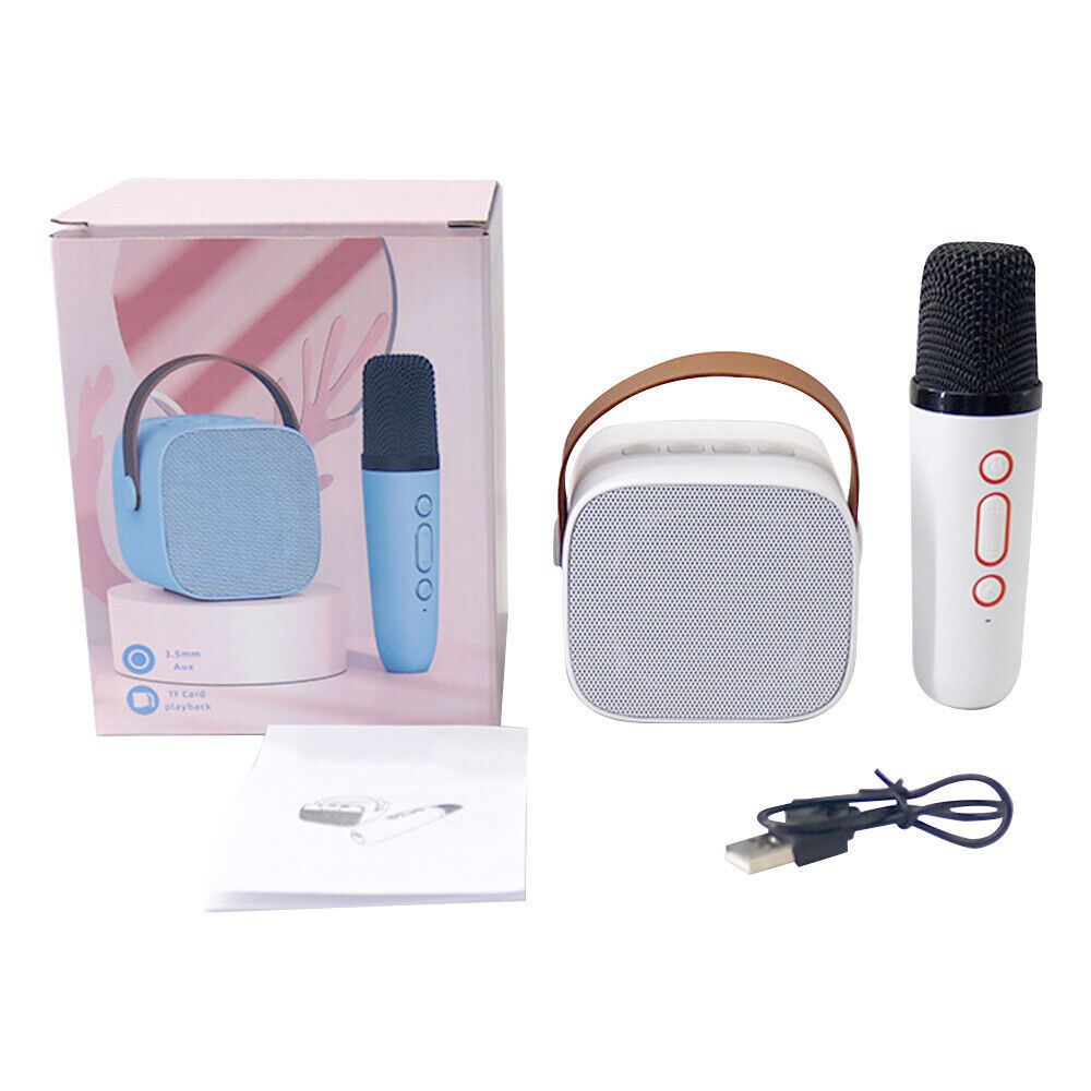 Mini Karaoke Speaker Portable Bluetooth Machine Wireless Microphone Kids - 8
