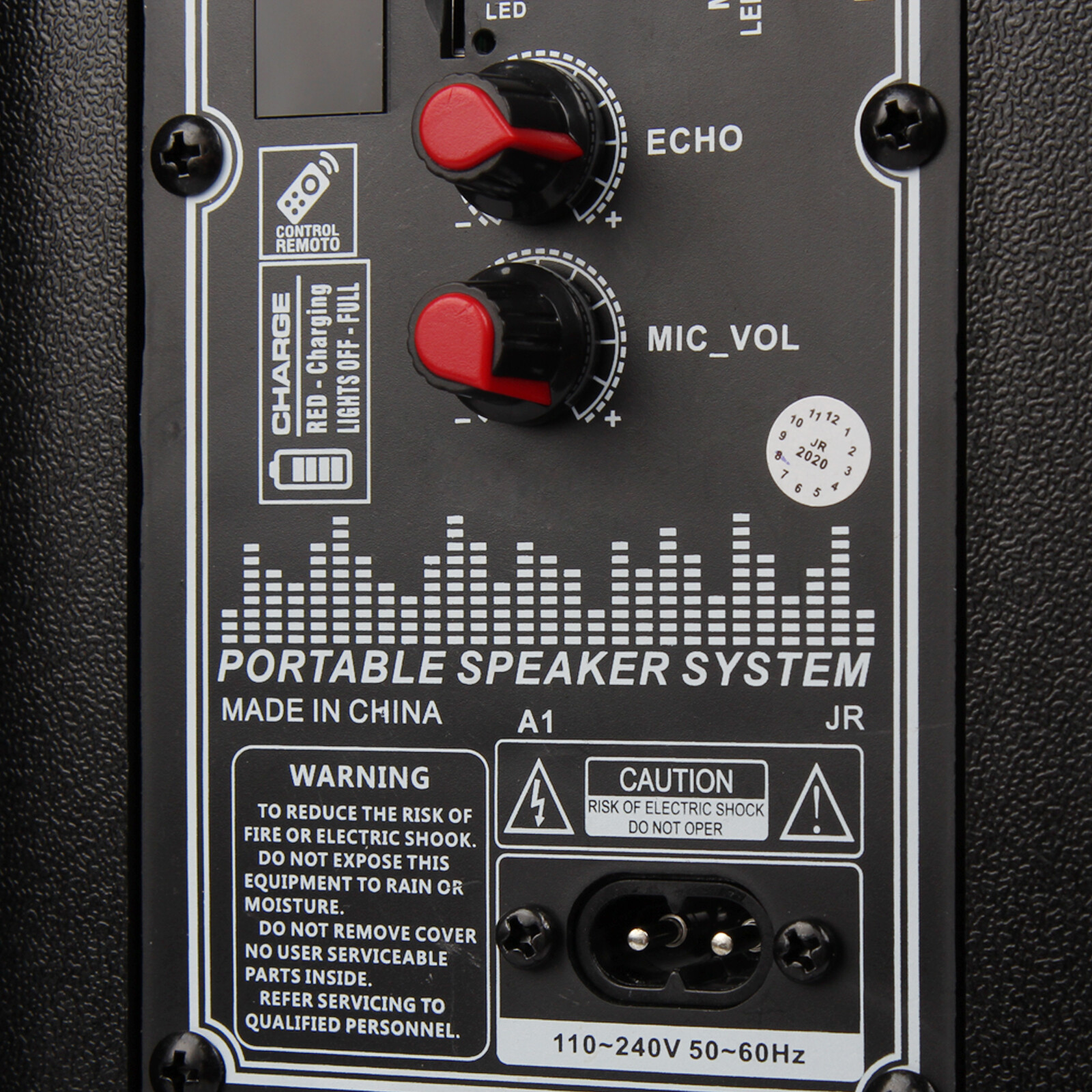 8" Portable FM BT Party Speaker Subwoofer Heavy Bass Sound 3000W w/ Microphone - 9