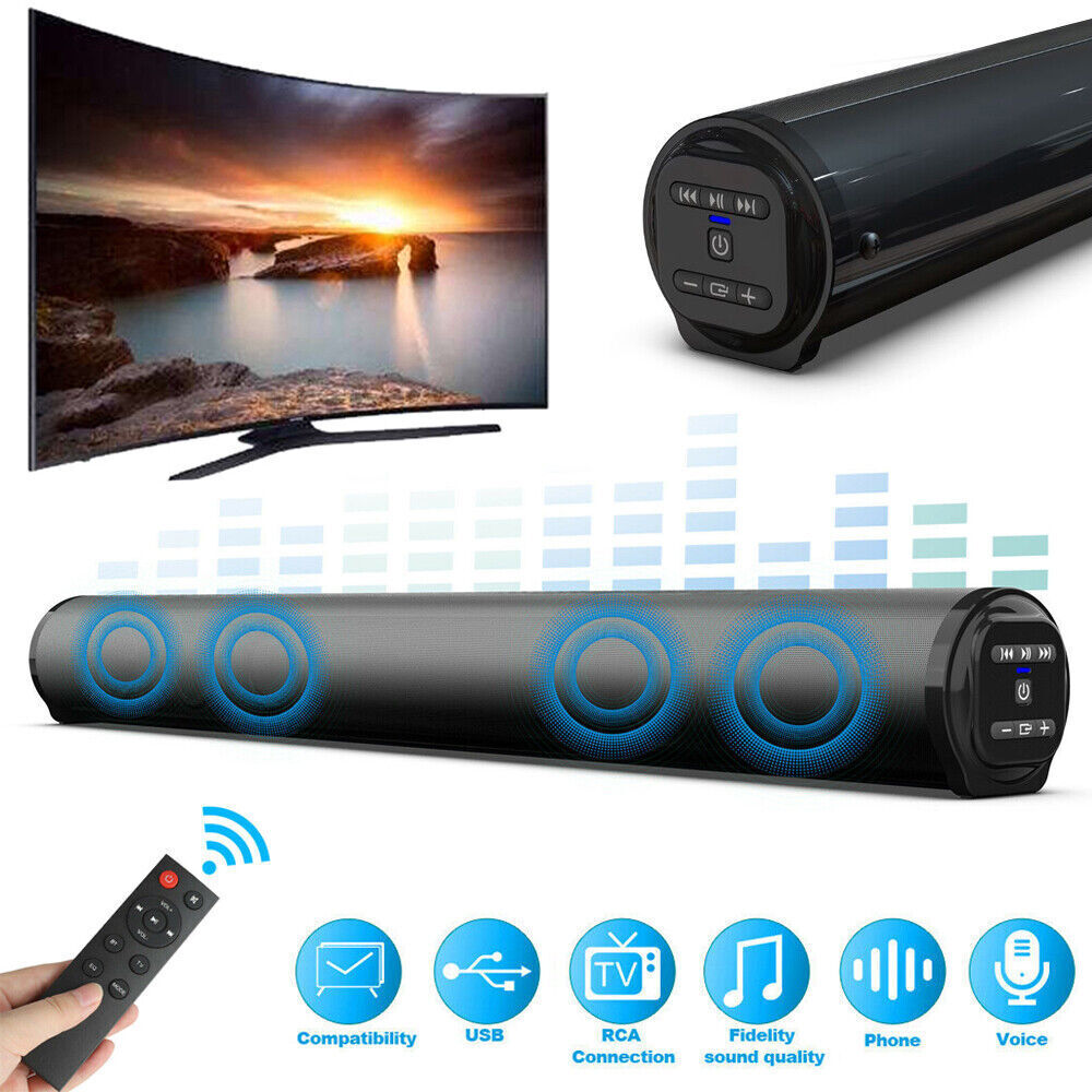 Surround Sound Bar Bluetooth Speaker System Wireless Subwoofer TV Home Theater - 15