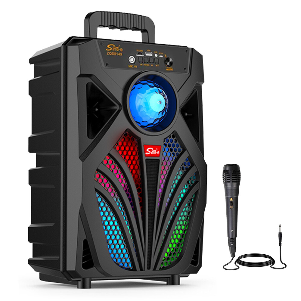2000W Portable Bluetooth Speaker Sub woofer Heavy Bass Sound Party System w/ Mic - 3