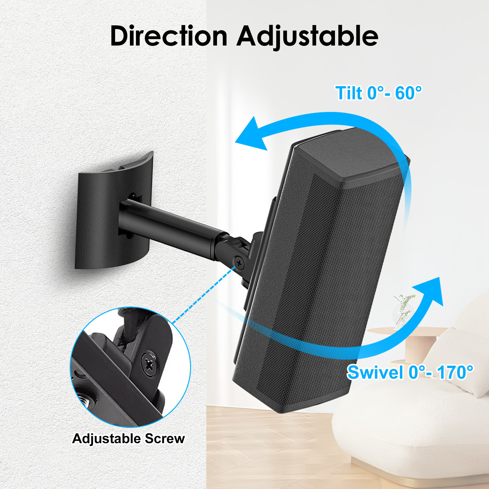 UB20 SERIES 2 II Speaker Wall Mount Brackets fits Bose all Lifestyle CineMate US - 3