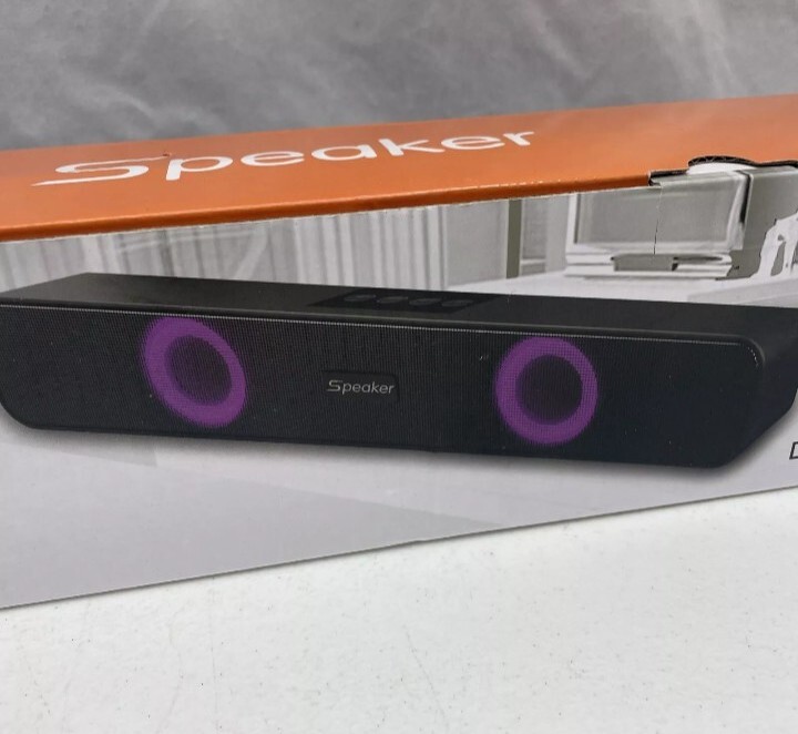 Bluetooth Speaker Portable Home TV Small Bully Speaker Sound Bar NEW OPEN BOX 51 - 9