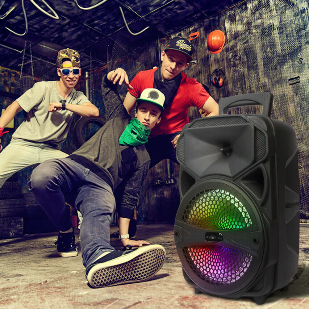 5000W Portable Bluetooth Speaker Subwoofer Heavy Bass Sound System Party + Mic - 16