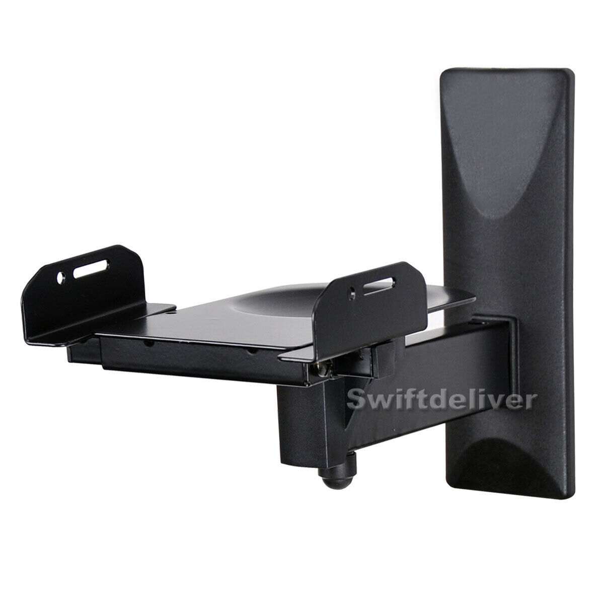 2 x Large Speaker Wall Mount Brackets Side Clamping Bookshelf Surround Sound m2c - 7
