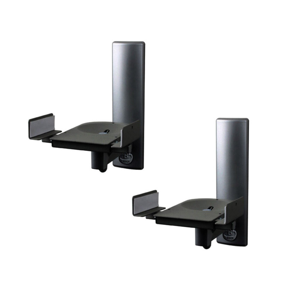 Universal UltraGrip Speaker PAIR Wall Mount Tilt Swivel Bracket - for Wharfedale - 5