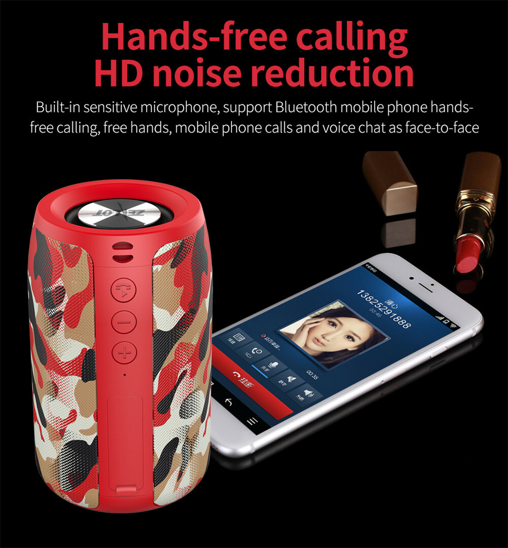Portable Bluetooth Speaker Wireless Loud Speakers Memory Card USB AUX Slots - 3