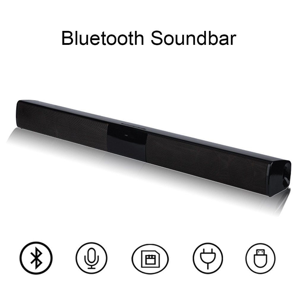 Portable Wireless bluetooth Speaker 3D Stereo Super Bass Soundbar for TV Home US
