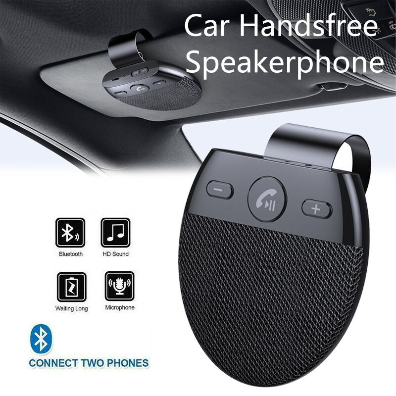 Wireless Bluetooth-compatible Speaker Hands-Free Speakerphone Car Kit Receiver