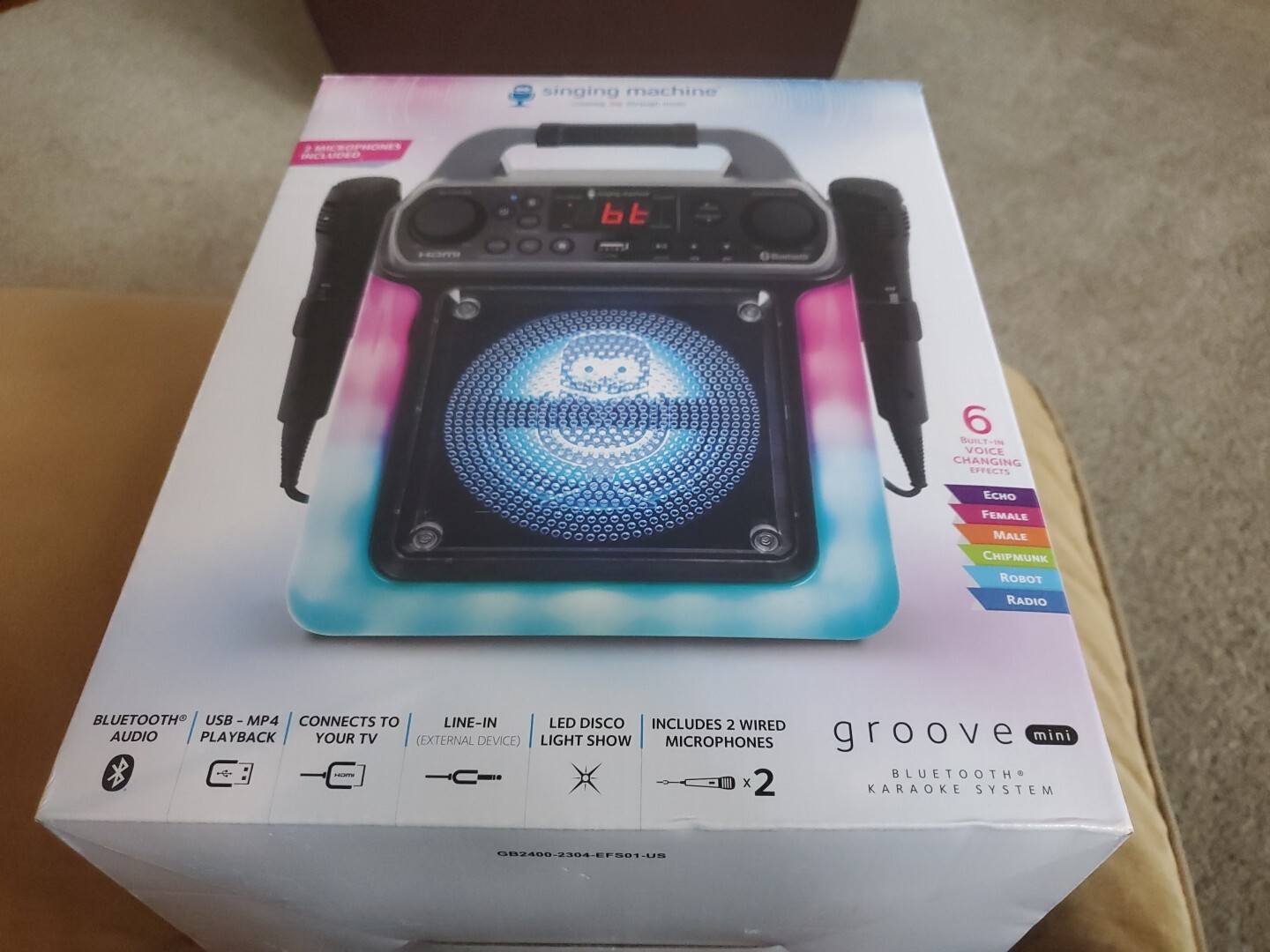 New Singing Machine Groove Mini Bluetooth - 2