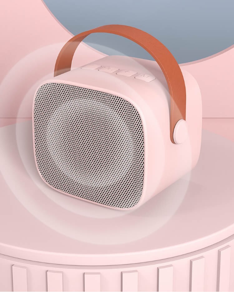 P2 Portable Bluetooth Speaker Integrated microphone split sound family KTV MIC - 1
