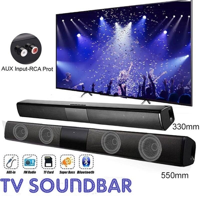 TV Speaker Bluetooth Speakers for Computer 2.1 Soundbar Subwoofer Bass Stereo - 1