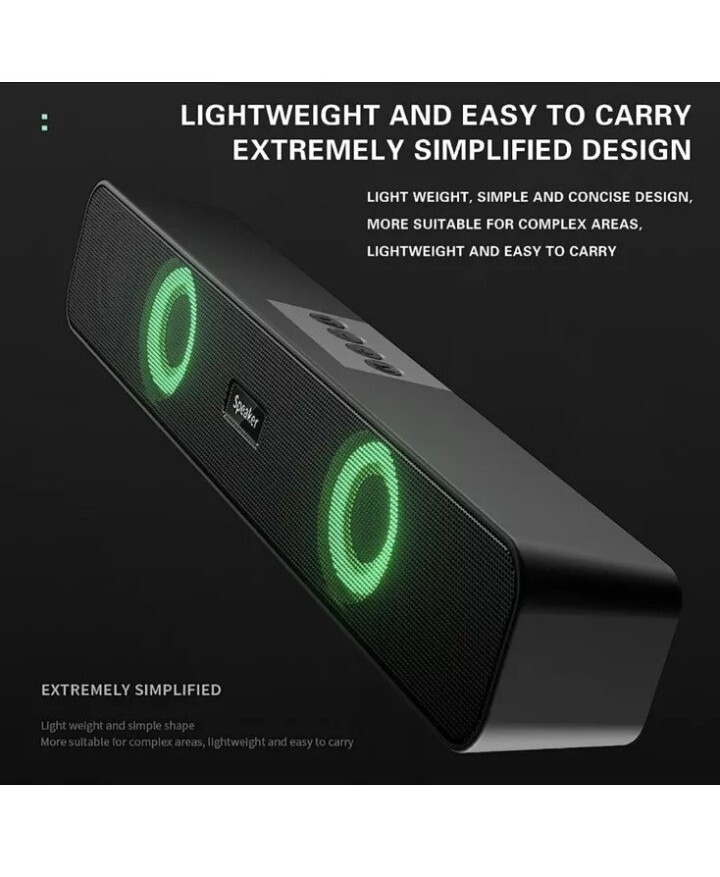 Bluetooth Speaker Portable Home TV Small Bully Speaker Sound Bar NEW OPEN BOX 51 - 2