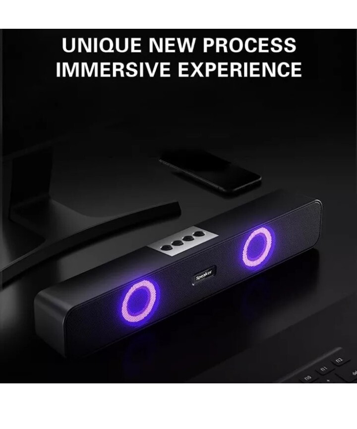 Bluetooth Speaker Portable Home TV Small Bully Speaker Sound Bar NEW OPEN BOX 51 - 3
