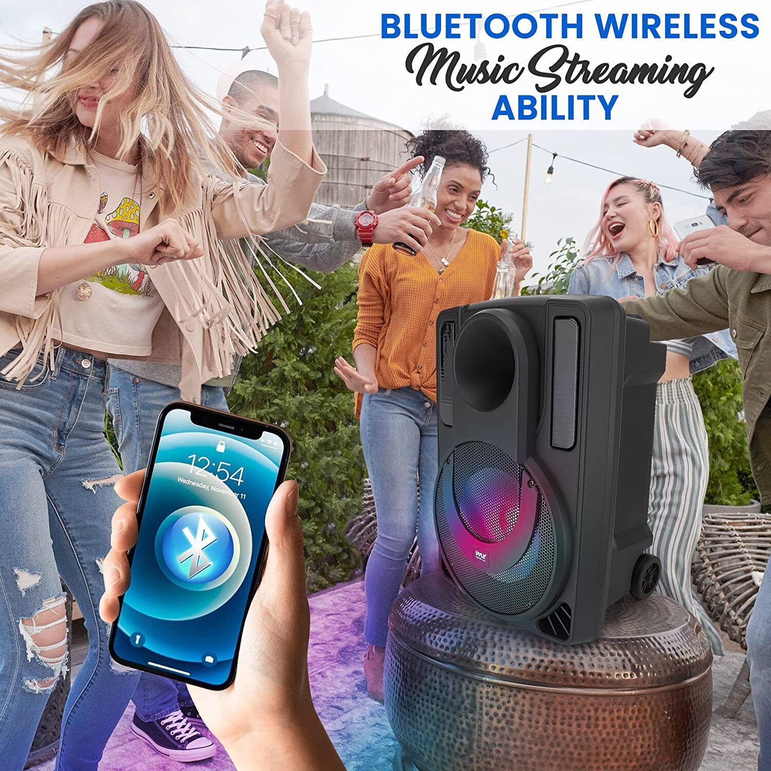 PylePro PHPWA12TB 12 Inch Portable Speaker - 6