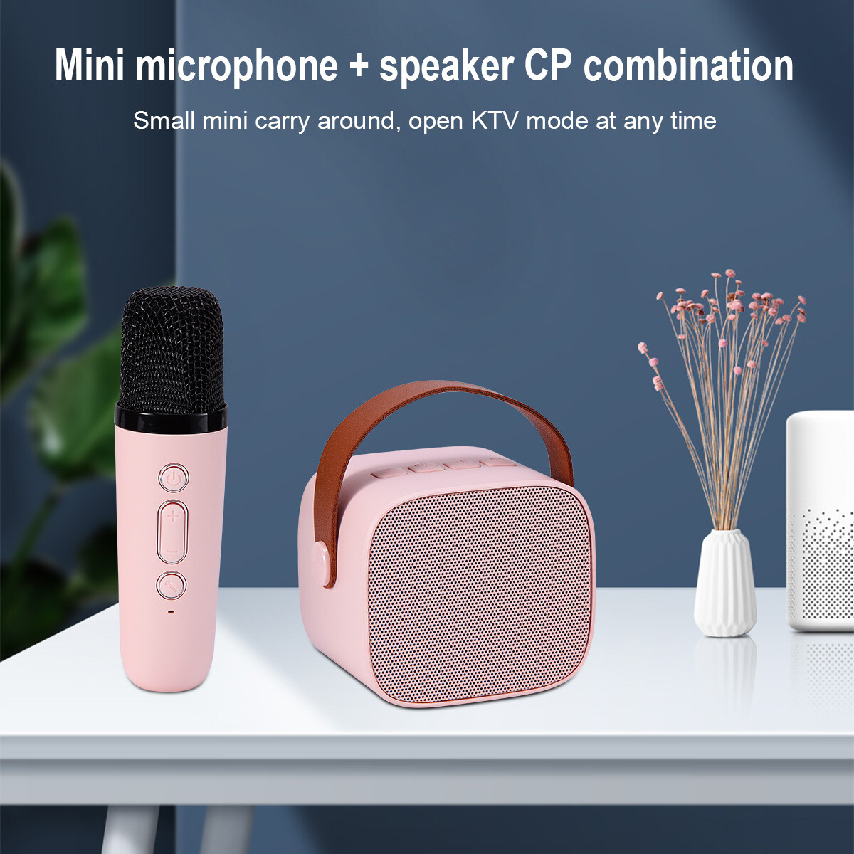 Kids Mini Karaoke Microphone Machine Speaker Toy 4-12Year-old Xmas Birthday Gift - 5