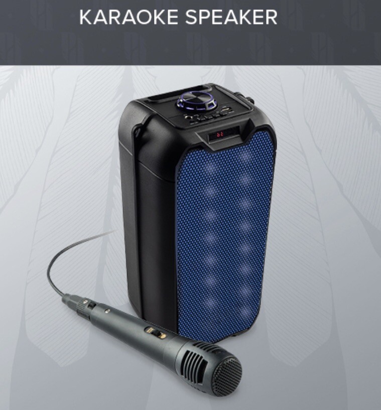 Source Electronics Karaoke Bluetooth Speaker LED Color Light-up - 1