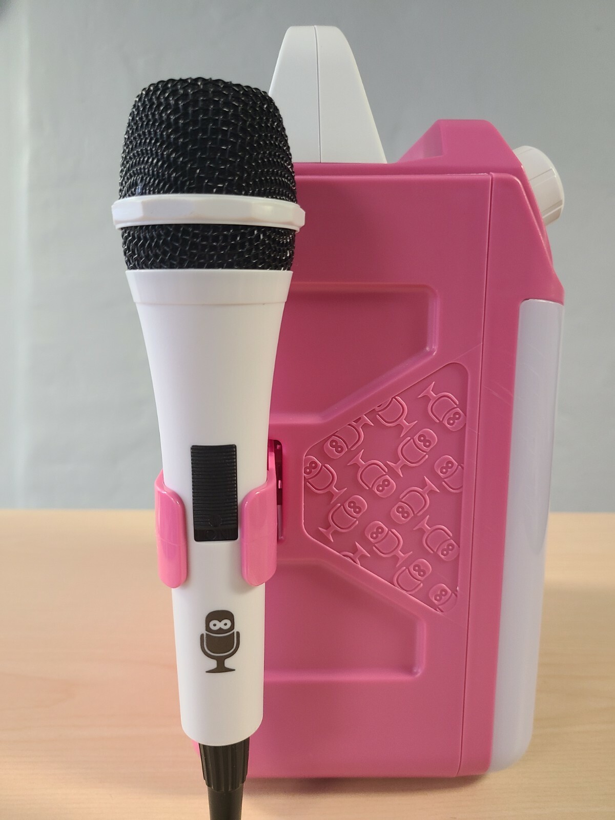Singing Machine Pink Groove Mini Karaoke Disco Light Show Bluetooth Speaker - 7