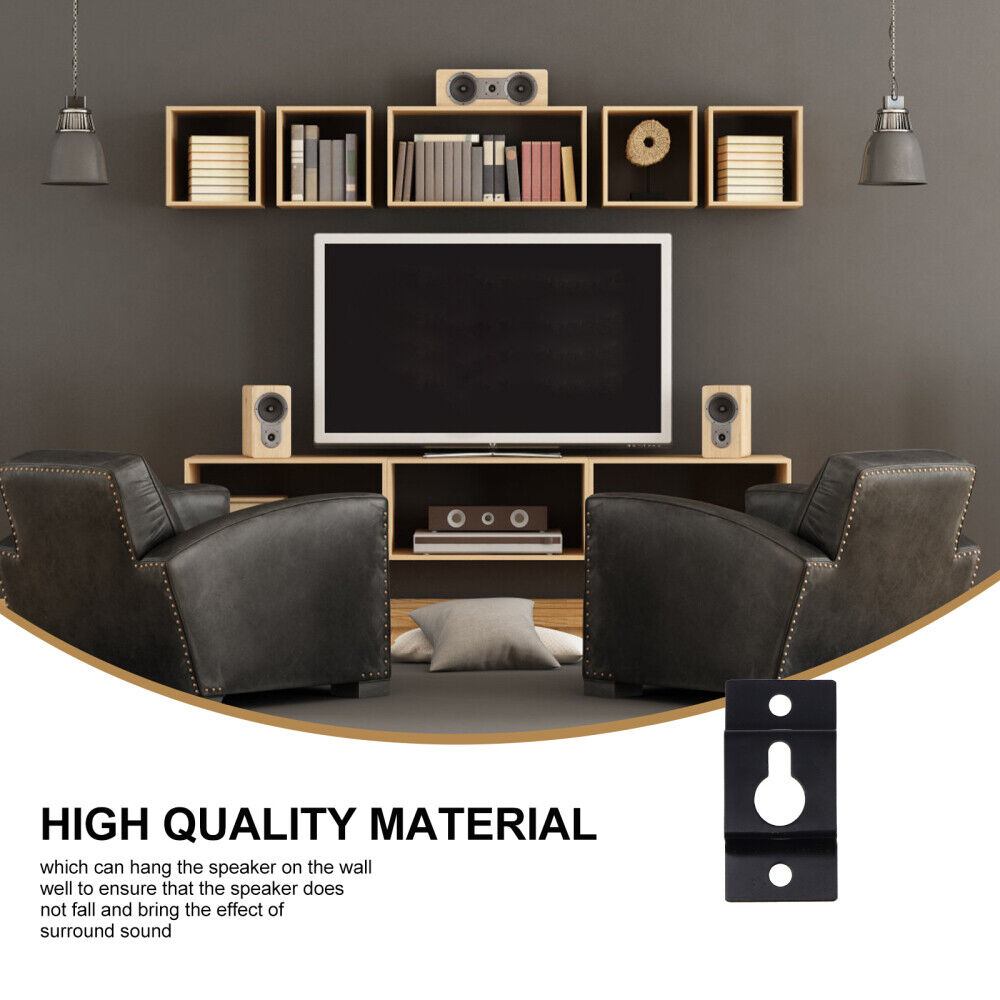 20pcs Keyhole Frame Hangers Speaker Wall Mount Bracket Audio Speaker Mount - 7