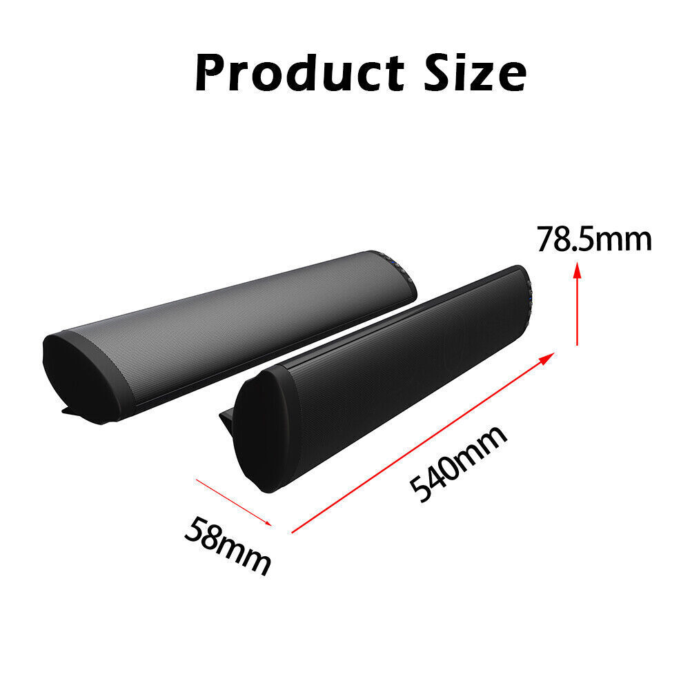 Surround Sound Bar Bluetooth Speaker System Wireless Subwoofer TV Home Theater - 11