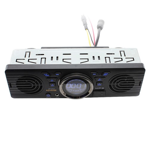 1Din Car Stereo Audio Radio MP3 Player FM USB TF-card AUX Bluetooth Dual Speaker - 8