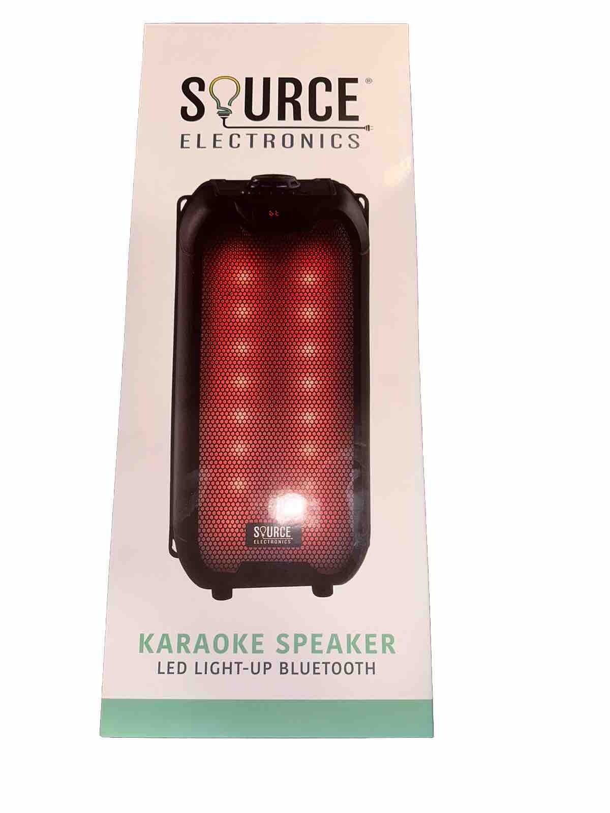 Source Electronics Karaoke Bluetooth Speaker LED Color Light-up - 2