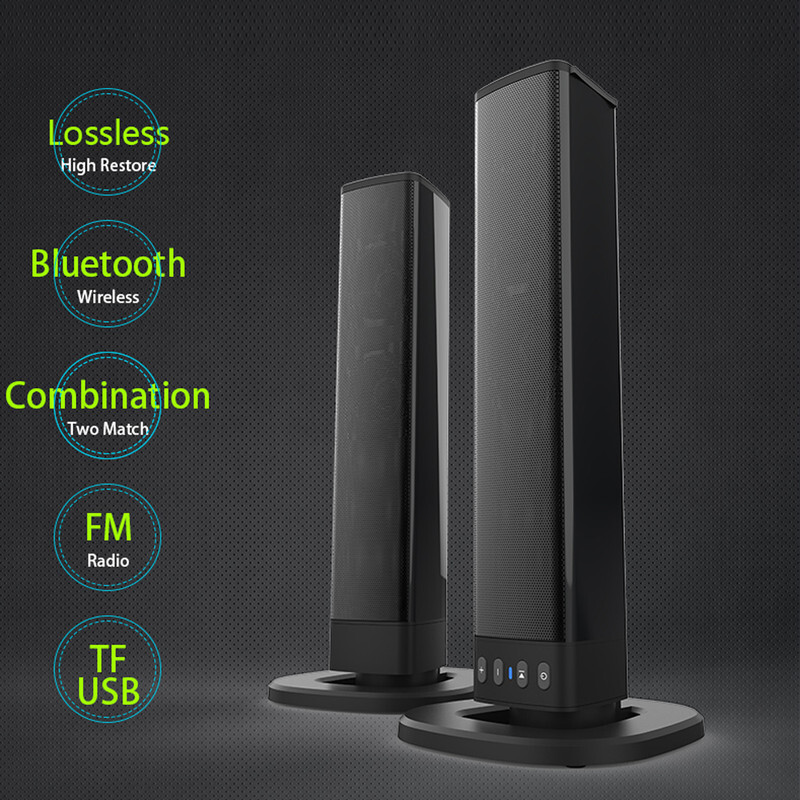 Bluetooth 5.0 Home TV Sound Bar Speaker System Wireless Subwoofer 3D Surround US - 15