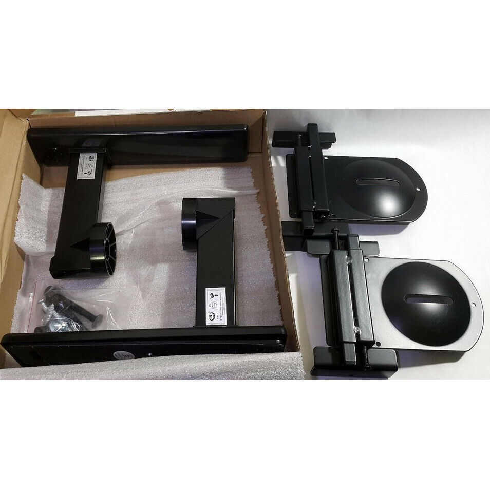 Universal UltraGrip Speaker PAIR Wall Mount Tilt Swivel Bracket - for Wharfedale - 8