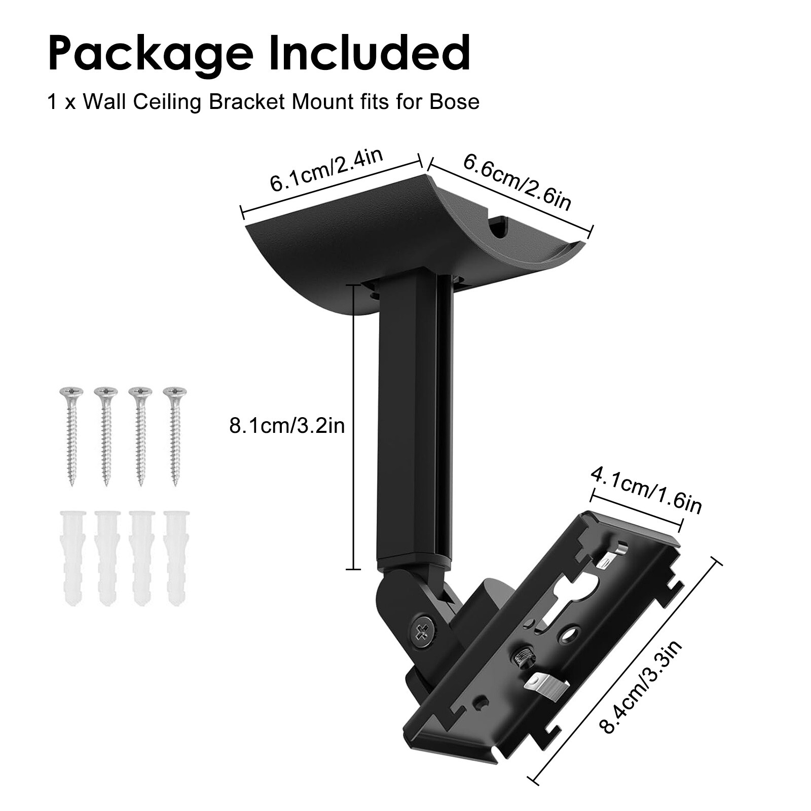 UB20 SERIES 2 II Speaker Wall Mount Brackets fits Bose all Lifestyle CineMate US - 5