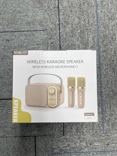 BESCOST Mini Karaoke Machine for Kids Adults, Portable Bluetooth Speaker with... - 9