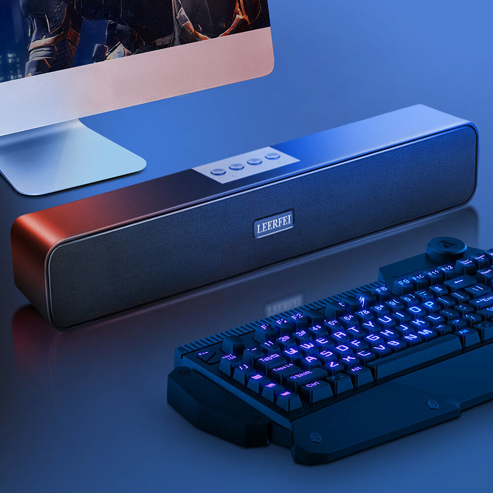 Bluetooth 5.0 Wireless TV Soundbar Speaker 3D Sound Bar Home Theater Subwoofer - 6